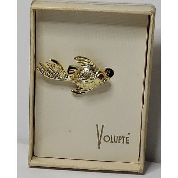 Volupte Pin Goldfish Metal 1 1/2" - Picture 2 of 4